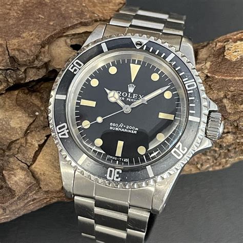 1976 rolex submariner for sale|vintage rolex submariner no date.